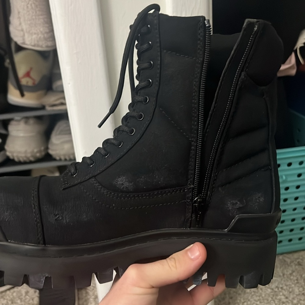 Balenciaga MEN'S COMBAT STRIKE 20MM BOOT Black - Picture 5 of 6